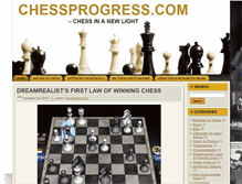 Tablet Screenshot of chessprogress.com